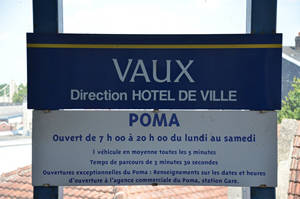  Panneau directionnel - Vaux