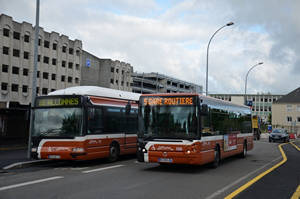  Irisbus Agora L n°771 + Irisbus Citelis 12 n°136 - Gare routière