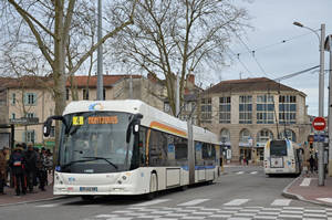  Hess Swisstrolley 4 n°903 + Irisbus Cristalis ETB12 n°101 - Place Winston Churchill