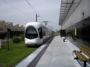  Alstom Citadis 302 n°850 - Meyzieu Centre de Maintenance