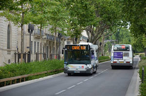  Heuliez GX 127 + Irisbus Agora S n°326 - Gare SNCF
